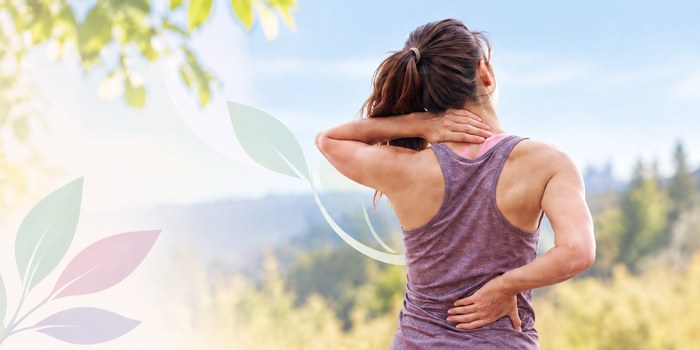 Woman experiencing recurring neck and lower back pain